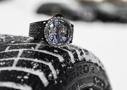 Excalibur Spider Pirelli Black DLC Titanium 47mm