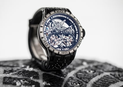 Excalibur Spider Pirelli Black DLC Titanium 47mm