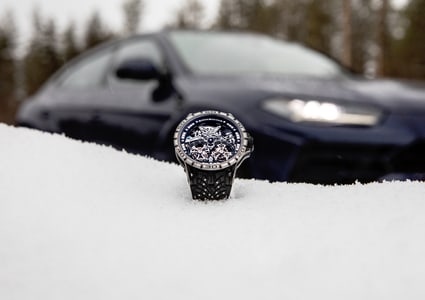 Excalibur Spider Pirelli Black DLC Titanium 47mm