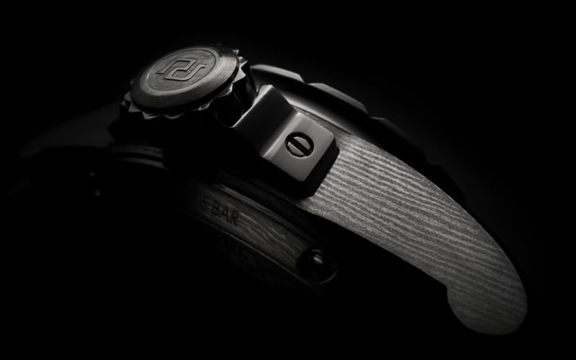 Roger Dubuis watch case in carbon