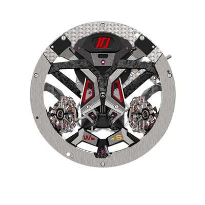 RD106 | 90度倾斜V字形Double Flying Tourbillon双飞行陀飞轮机芯