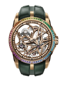 Monobalancier 粉红金腕表