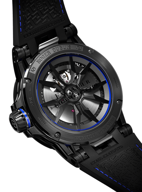 Excalibur Spider Huracán Black DLC Titanium 45mm Back