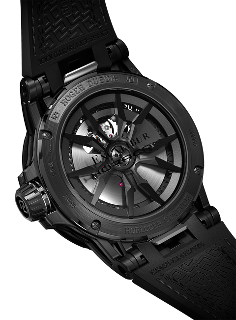 Excalibur Spider Huracán Black DLC Titanium 45mm Back