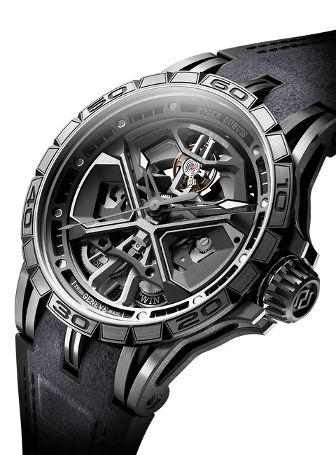 Excalibur Spider Huracàn Titanium 45mm Front