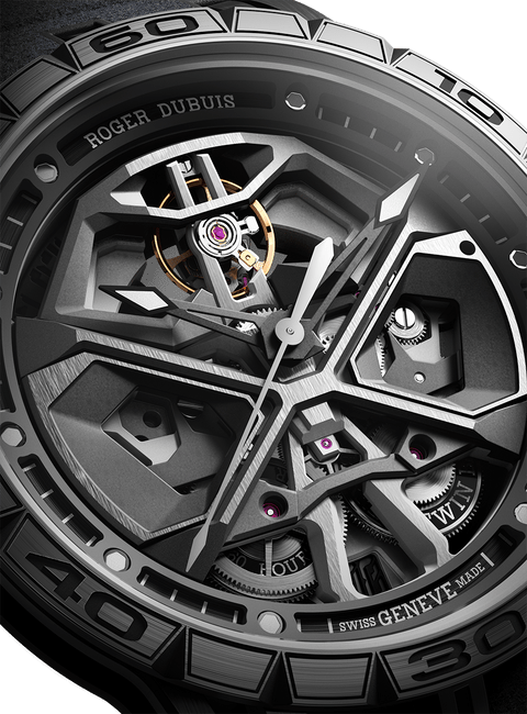 Excalibur Spider Huracàn Titanium 45mm Front