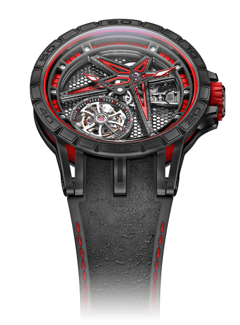 EXCALIBUR SPIDER系列  Pirelli Black DLC titanium 39mm