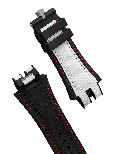 White Rubber Tech QRS Strap 45/47mm detail