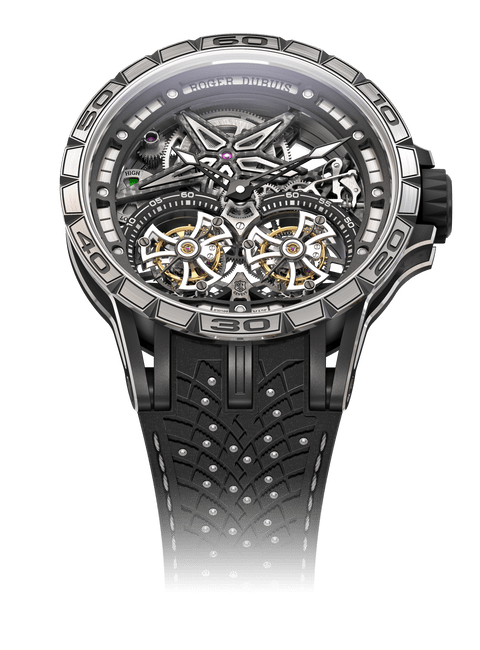 Excalibur Spider Pirelli Black DLC Titanium 47mm