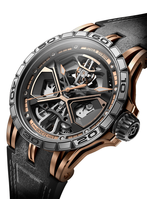 Excalibur Spider Huracán Pink Gold 45mm
