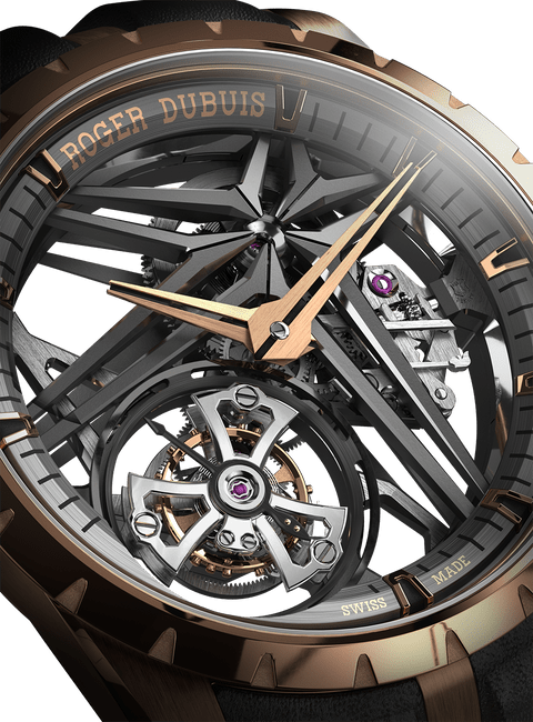 Excalibur MT EON Gold 42mm Close up